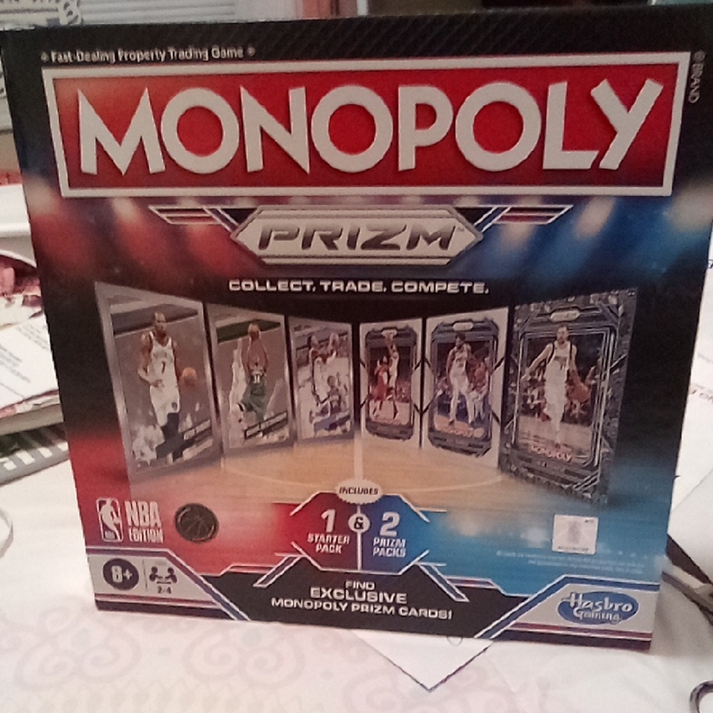 Monopoly Prizm NBA Trading Game
